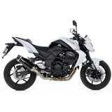 14007 SCARICO LEOVINCE KAWASAKI Z 750 2007 - 2014 NERO STAINLESS STEEL EURO 3 4T ZR750J