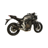 14018 SCARICO COMPLETO LEOVINCE YAMAHA MT-07/FZ-07 700 2014 - 2016 NERO STAINLESS STEEL EURO 3 4T RM04