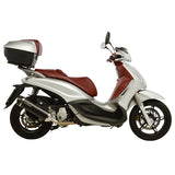 14025 SCARICO LEOVINCE PIAGGIO BEVERLY 350 SPORT TOURING EURO 3 2011 - 2016 NERO STAINLESS STEEL EURO 3 4T M69