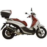 14025 SCARICO LEOVINCE PIAGGIO BEVERLY 350 SPORT TOURING EURO 3 2011 - 2016 NERO STAINLESS STEEL EURO 3 4T M69