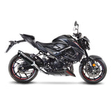 14040 SCARICO LEOVINCE SUZUKI GSX-S 750/Z ABS 2017 - 2020 NERO STAINLESS STEEL EURO 4 4T WC50