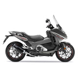 14042 SCARICO LEOVINCE HONDA INTEGRA 750/DCT/ABS 2016 - 2020 NERO STAINLESS STEEL EURO 4 4T RC89