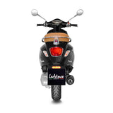 14067K SCARICO COMPLETO LEOVINCE PIAGGIO VESPA PRIMAVERA 125 iGet ABS 2019 - 2020 NERO STAINLESS STEEL EURO 4 4T MA1C