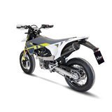 14074K SCARICO LEOVINCE HUSQVARNA 701 ENDURO/LR 2021 - 2023 NERO STAINLESS STEEL EURO 5 4T Husqvarna 701