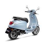 14082K SCARICO COMPLETO LEOVINCE PIAGGIO VESPA PRIMAVERA 125 3V 2021 - 2023 NERO STAINLESS STEEL EURO 5 4T MD1A