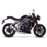 14279ST SCARICO LEOVINCE TRIUMPH SPEED TRIPLE 1050 RS/S 2018 - 2019 FACTORY S TITANIUM TITANIUM EURO 4 4T NN02