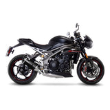 14280S SCARICO LEOVINCE TRIUMPH SPEED TRIPLE 1050 RS/S 2018 - 2019 FACTORY S CARBON FIBER CARBON FIBER EURO 4 4T NN02