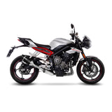 14287E SCARICO LEOVINCE TRIUMPH STREET TRIPLE 765 S/SA2/R/R LRH/RS null 2020 - 2022 LV PRO CARBON FIBER CARBON FIBER EURO 5 4T H