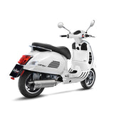 14316EK SCARICO LEOVINCE PIAGGIO VESPA GTS 300 HPE/SUPER/SEI GIORNI 2019 - 2020 LV ONE EVO STAINLESS STEEL EURO 4 4T MA3C
