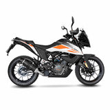 14346EB SCARICO LEOVINCE KTM 390 ADVENTURE 2020 - 2023 LV ONE EVO BLACK EDITION STAINLESS STEEL EURO 4/5 4T KTM IS Adventure