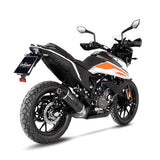14346EB SCARICO LEOVINCE KTM 390 ADVENTURE 2020 - 2023 LV ONE EVO BLACK EDITION STAINLESS STEEL EURO 4/5 4T KTM IS Adventure