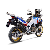 14355EB SCARICO LEOVINCE HONDA CRF 1100 L AFRICA TWIN/ADVENTURE SPORT/DCT 2020 - 2023 LV ONE EVO BLACK EDITION STAINLESS STEEL E