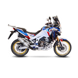 14355E SCARICO LEOVINCE HONDA CRF 1100 L AFRICA TWIN/ADVENTURE SPORT/DCT 2020 - 2023 LV ONE EVO STAINLESS STEEL EURO 5 4T SD08-