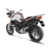 14356EB SCARICO LEOVINCE BMW F 800 GT 2017 - 2020 LV ONE EVO BLACK EDITION STAINLESS STEEL EURO 4 4T 4R80