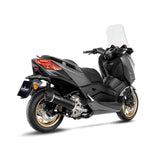 14376EB SCARICO LEOVINCE YAMAHA X-MAX 300/TECH MAX 2021 - 2023 LV ONE EVO BLACK EDITION STAINLESS STEEL EURO 5 4T SH14