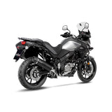 14377EBK SCARICO LEOVINCE SUZUKI V-STROM 650/XT 2017 - 2023 LV ONE EVO BLACK EDITION STAINLESS STEEL EURO 4/5 4T WC70- WC71