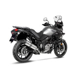 14377E SCARICO LEOVINCE SUZUKI V-STROM 650/XT 2017 - 2023 LV ONE EVO STAINLESS STEEL EURO 4/5 4T WC70- WC71
