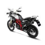 14383EB SCARICO LEOVINCE BMW F 700 GS 800 2017 - 2018 LV ONE EVO BLACK EDITION STAINLESS STEEL EURO 4 4T 4G80- 4G80r