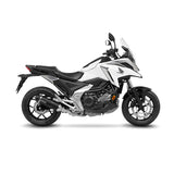 14387EB SCARICO LEOVINCE HONDA NC 750 X 2021 - 2023 LV ONE EVO BLACK EDITION STAINLESS STEEL EURO 5 4T RH09