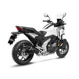 14387EB SCARICO LEOVINCE HONDA NC 750 X 2021 - 2023 LV ONE EVO BLACK EDITION STAINLESS STEEL EURO 5 4T RH09