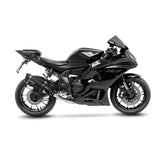14405SB SCARICO COMPLETO LEOVINCE YAMAHA YZF-R7 700 2021 - 2023 FACTORY S BLACK EDITION STAINLESS STEEL EURO 5 4T RM39- RM40