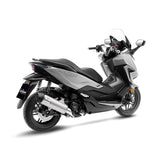 14407EK SCARICO LEOVINCE HONDA FORZA 350 2021 - 2023 LV ONE EVO STAINLESS STEEL EURO 5 4T NF10