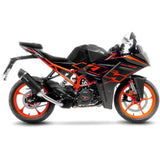 14415EB SCARICO LEOVINCE KTM RC 390 2022 - 2023 LV ONE EVO BLACK EDITION STAINLESS STEEL EURO 5 4T KTM RC