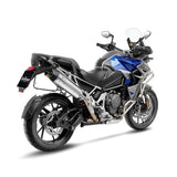 14421E SCARICO LEOVINCE TRIUMPH TIGER 1200 GT/RALLY/PRO/EXPLORER 2022 - 2023 LV ONE EVO STAINLESS STEEL EURO 5 4T PV01