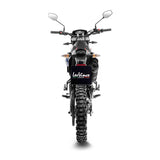 14422EBU SCARICO LEOVINCE APRILIA RX 125 2021 - 2023 LV ONE EVO BLACK EDITION STAINLESS STEEL EURO 5 4T KT