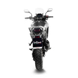 14440EB SCARICO LEOVINCE HONDA XL 750 TRANSALP URBAN / EASY TRAVEL / TRAVEL EDITION 2023 - LV ONE EVO BLACK EDITION STAINLESS ST