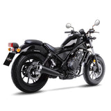 15006B SCARICO LEOVINCE HONDA CMX 300 REBEL 2017 - 2022 CLASSIC RACER BLACK EDITION STAINLESS STEEL 4T NC53