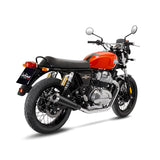 15007B SCARICHI LEOVINCE ROYAL ENFIELD CONTINENTAL GT 650 / INTERCEPTOR 650 2019 - 2023 CLASSIC RACER BLACK EDITION STAINLESS ST
