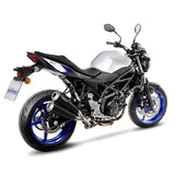 15105 SCARICO LEOVINCE SUZUKI SV 650 2016 - 2023 GP DUALS STAINLESS STEEL EURO 4/5 4T WCX0- WCX1