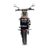 15127 SCARICO COMPLETO LEOVINCE FANTIC CABALLERO 125 SCRAMBLER/FLAT TRACK 2021 - 2023 GP DUALS STAINLESS STEEL EURO 5 4T CA13