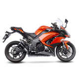 15209B SCARICHI LEOVINCE KAWASAKI Z 1000 SX 2017 - 2020 LV-10 BLACK EDITION STAINLESS STEEL EURO 4 4T ZXT00W