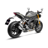 15247 SCARICHI LEOVINCE TRIUMPH SPEED TRIPLE 1200 RR/RS 2021 - 2023 LV-10 STAINLESS STEEL EURO 5 4T PB01