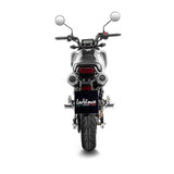 15253B SCARICO COMPLETO LEOVINCE HONDA MSX 125 / GROM 2022 - 2023 LV-10 BLACK EDITION STAINLESS STEEL EURO 5 4T JC92