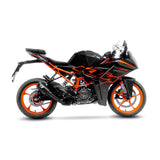 15255FBU SCARICO LEOVINCE KTM RC 125 2022 - 2023 LV-10 FULL BLACK STAINLESS STEEL EURO 5 4T KTM RC