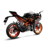 15255FBU SCARICO LEOVINCE KTM RC 125 2022 - 2023 LV-10 FULL BLACK STAINLESS STEEL EURO 5 4T KTM RC