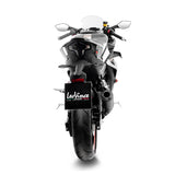 15265FBU SCARICO LEOVINCE CF MOTO 450 SS / 450 SR 2023 - LV-10 FULL BLACK STAINLESS STEEL EURO 5 4T CF400-6F