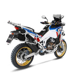 15302B SCARICO LEOVINCE HONDA CRF 1100 L AFRICA TWIN/ADVENTURE SPORT/DCT 2020 - 2023 LV-12 BLACK EDITION STAINLESS STEEL EURO 5