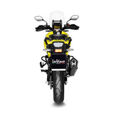 15303B SCARICO LEOVINCE SUZUKI V-STROM 1050 ABS/XT 2020 - 2023 LV-12 BLACK EDITION STAINLESS STEEL EURO 5 4T WEF0