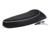 Sella -BGM PRO Sport- Vespa PX (-1983), Sprint, GT, GTR, Super, TS, GL, VNA, VBA, VNB, VBB, T4 - con serbatoio basso anche compatibile con Rally 180/200, GS160, SS180 - senza serratura - bordatura grigio