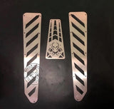 Set pedane in acciaio inox "Mod. A" BOLLA ELABORAZIONI per Vespa Smallframe