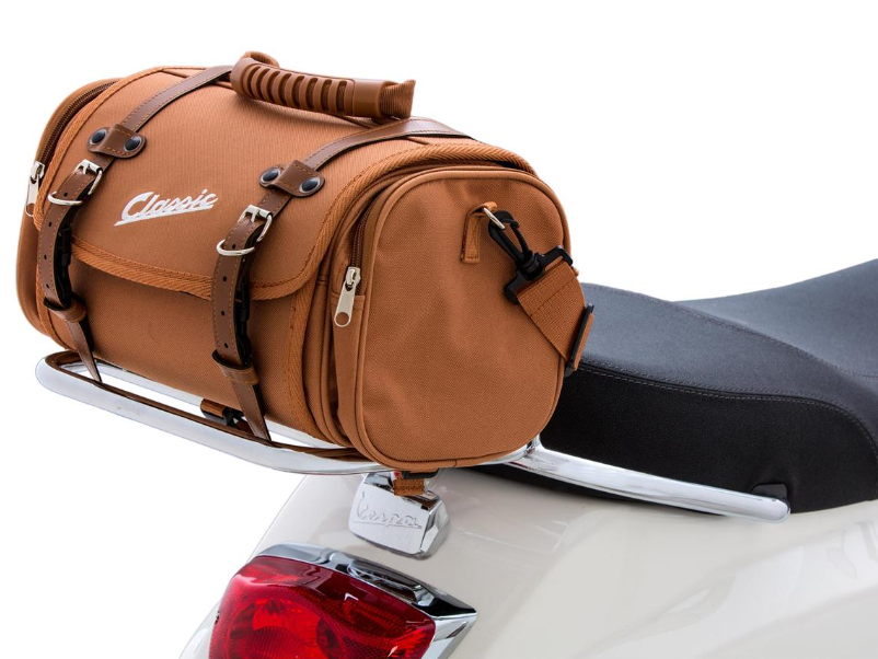 Portapacchi Vespa Bauletto In Cuoio Per Moto Portapacchi Vespa