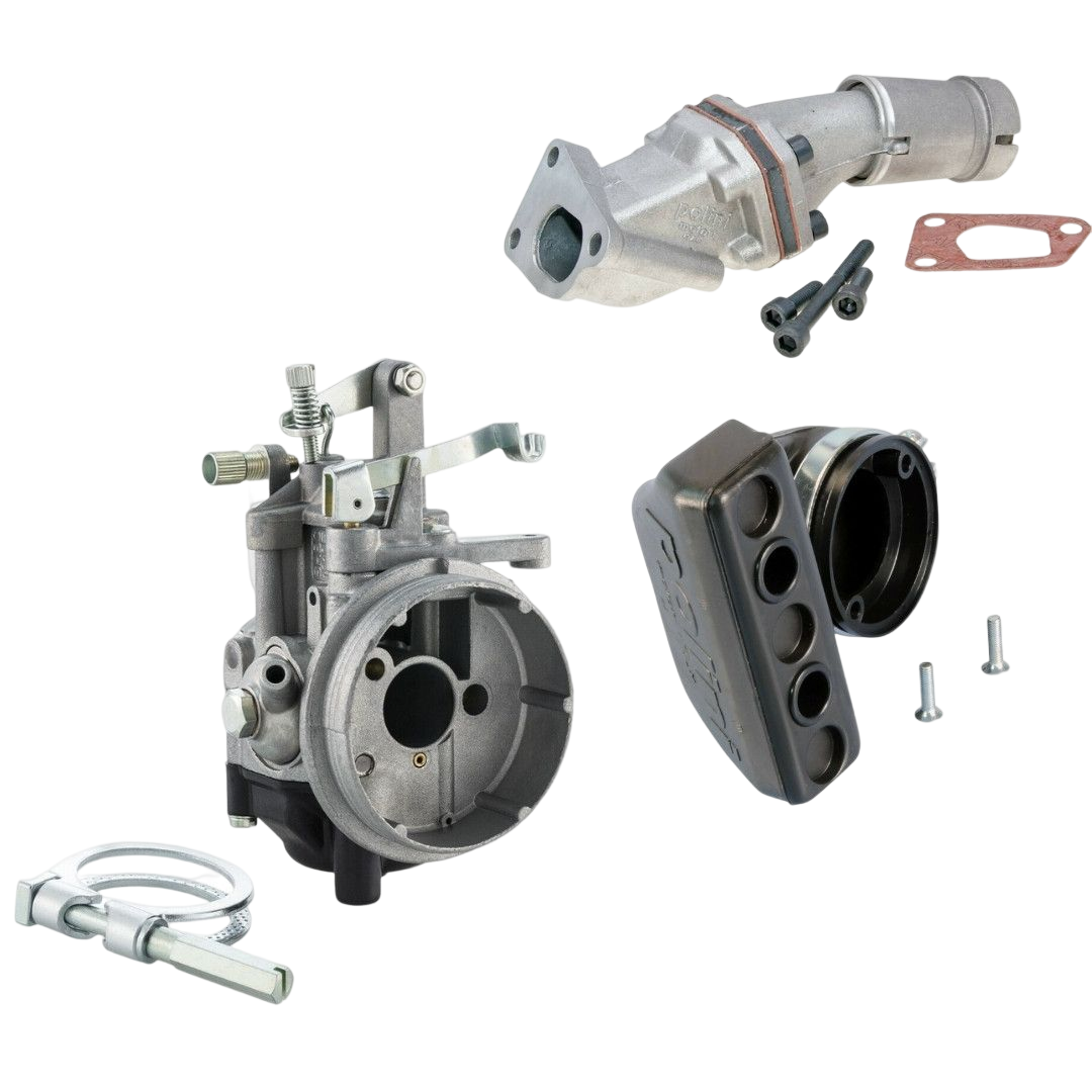 DELL'ORTO KIT COMPLETO CARBURATORE MAGGIORATO 19.19 VESPA PK 50 XL RUSH HP FL2 N - Foto 6