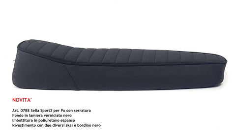 Sella sedile sportivo NISA SPORT2 per Vespa PX, GT, Sprint