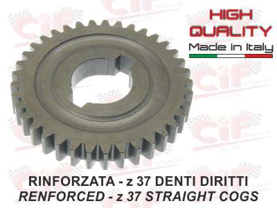 RUOTA DENTATA RINFORZATA Z37 DENTI DIRITTI MODELLI CON VARIATORE CIAO BRAVO SI