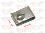 Fermo piastrina clip di fissaggio mascherina nasello copriclacson Vespa 50 SPECIAL