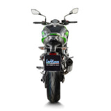 14039 SCARICO LEOVINCE KAWASAKI Z 900 2017 - 2019 NERO STAINLESS STEEL EURO 4 4T ZR900B